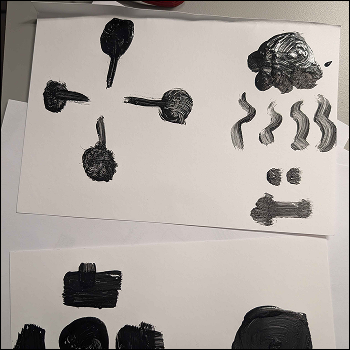 I painted layouts similar to controllers I owned, these were quite messy but I wanted to play around with different designs and the different possibilities I could go with. I knew I wanted to go with the arcade game aspect for this project so I played round with that idea more when it came to painting.