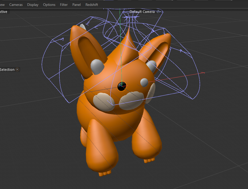 Work in progress shot of me modeling the face of my first model.